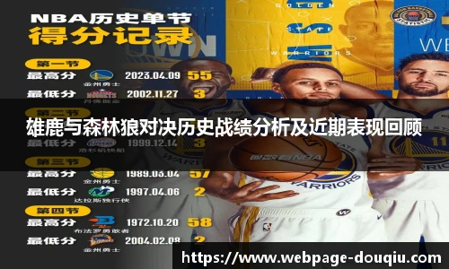 雄鹿与森林狼对决历史战绩分析及近期表现回顾